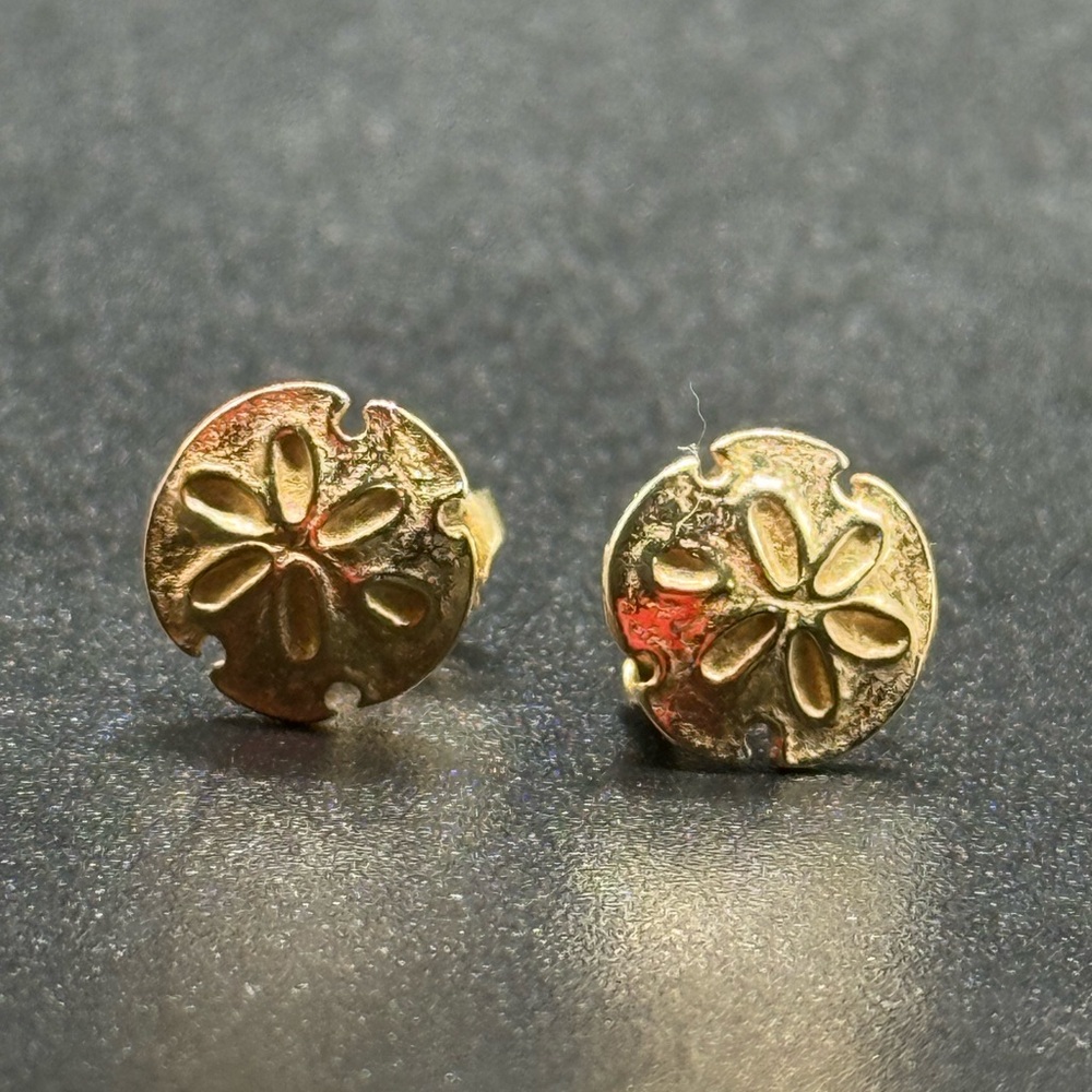 James Avery Sand dollar earrings